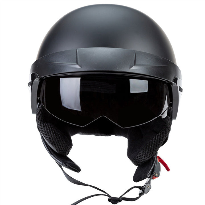 Advanced Scooter Helmet with Integrated Visor Bowlift