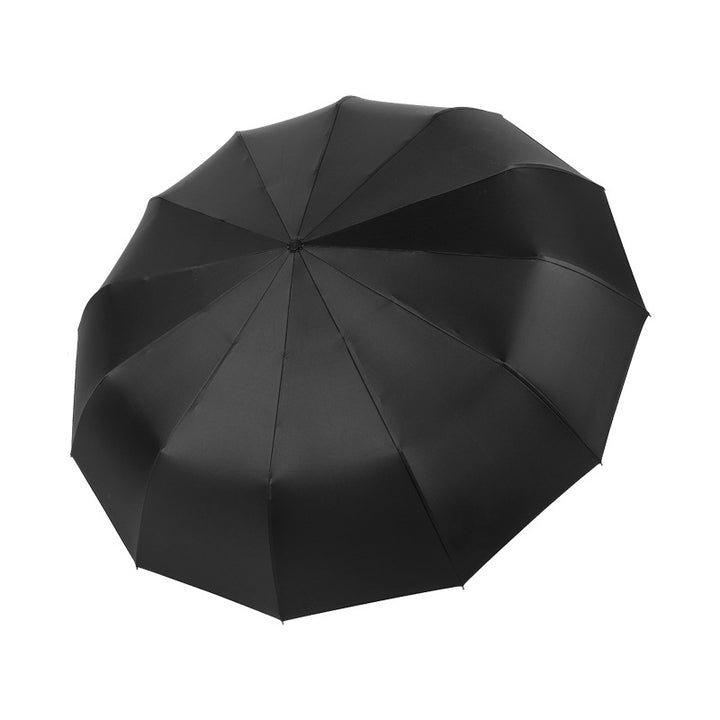 Ladies automatic folding umbrella with ergonomic handle and UV protection Bowlift