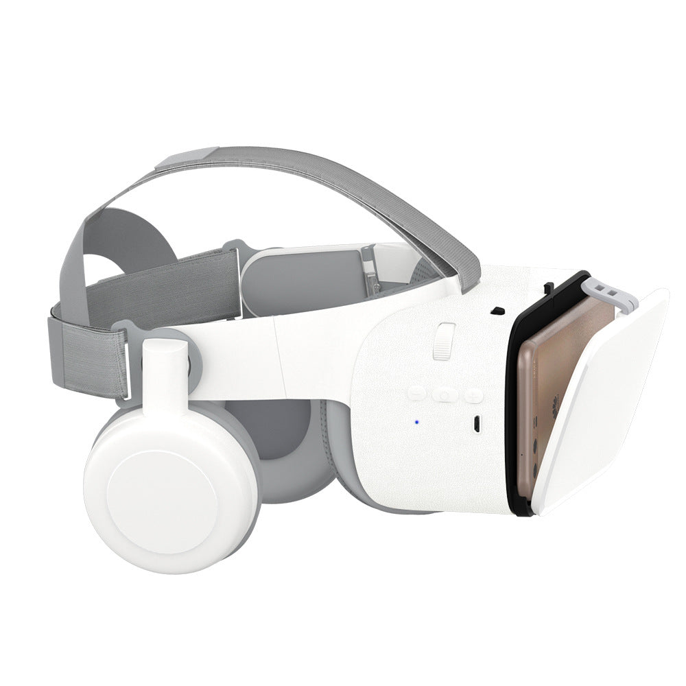 Virtual-Reality-Headset with ergonomic comfort and integrated speakers Bowlift