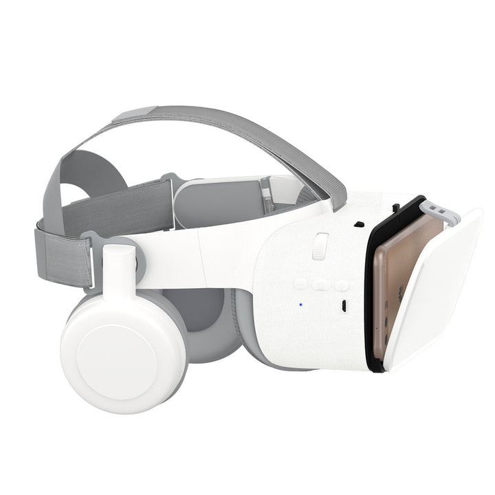 Virtual-Reality-Headset with ergonomic comfort and integrated speakers Bowlift