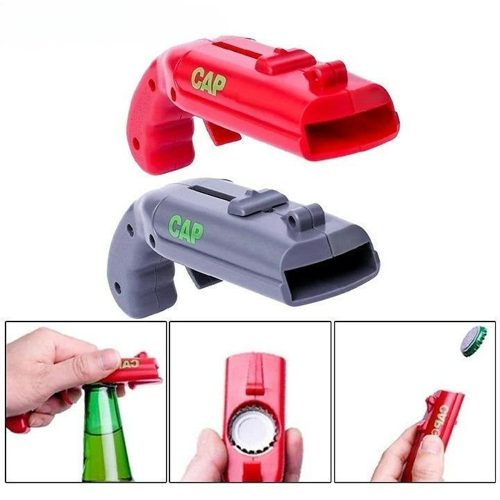 Cap Gun Beer Bottle Opener, Launcher Shooter Bottle Opener | Bowlift