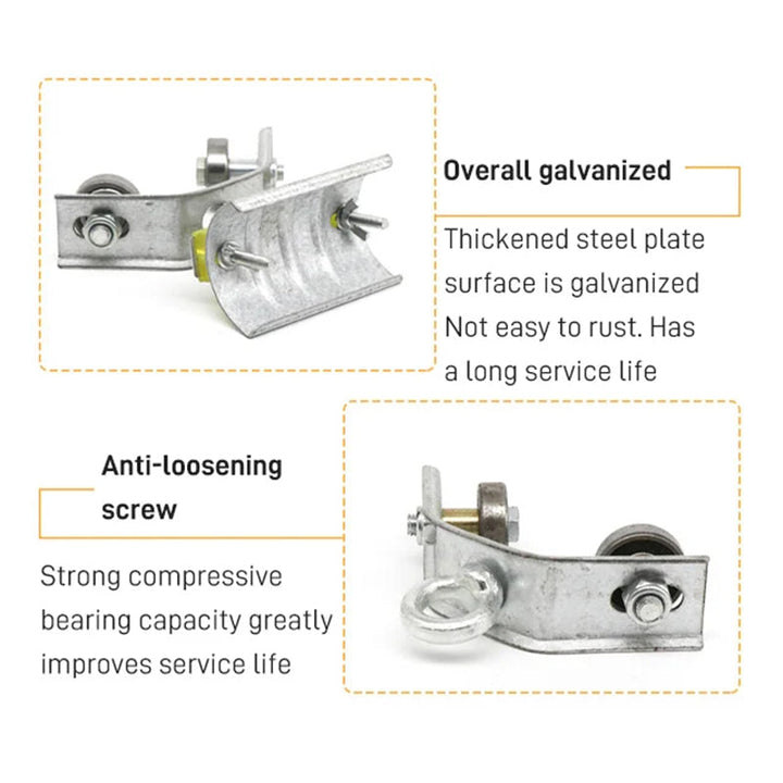 BowLift | Angle Iron Track Hanging Line Pulley