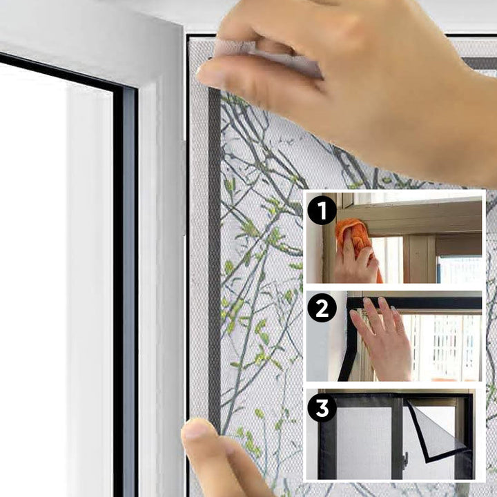 BowLift | Anti-mosquito Self-adhesive Window Screen