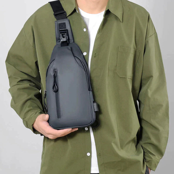BowLift | UrbanShield Waterproof Crossbody Bag with Anti-Theft Design