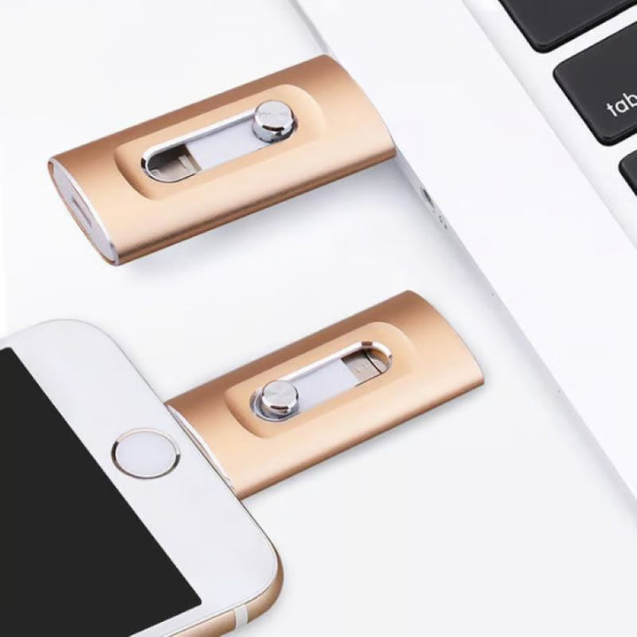 BowLift | 3 in 1 large capacity USB flash drive for mobile phone and computer