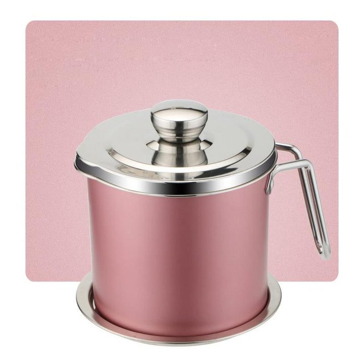 Stainless Steel Oil Strainer Storage Can | Bowlift