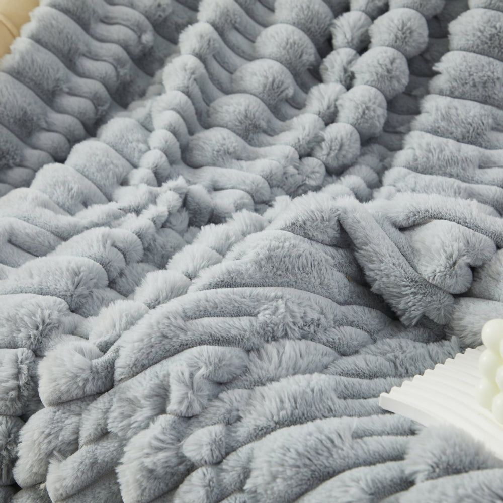 BowLift | Plush Soft Faux Rabbit Blanket