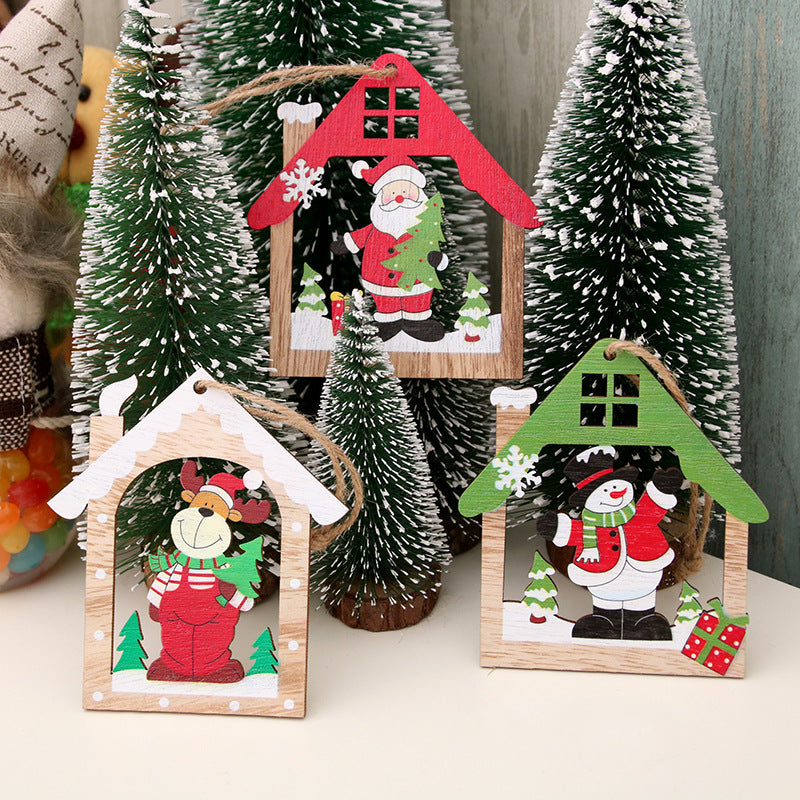 Decorative Christmas House Ornament Bowlift