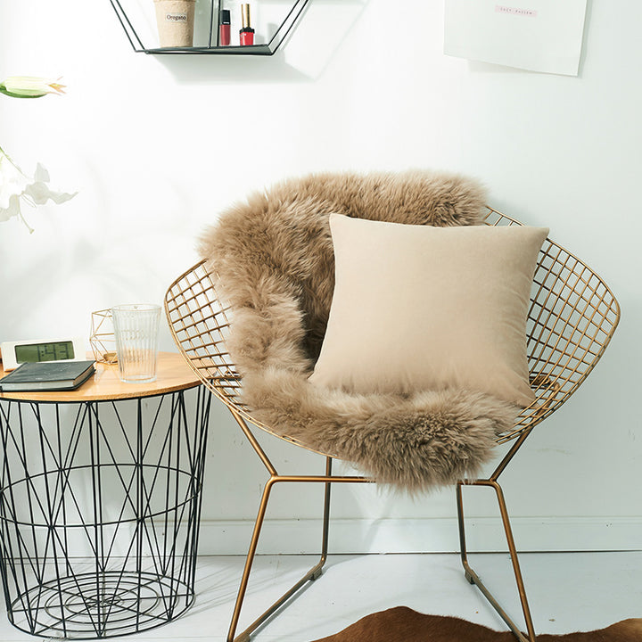 Cozy Faux Fur Decorative Throw Pillow
