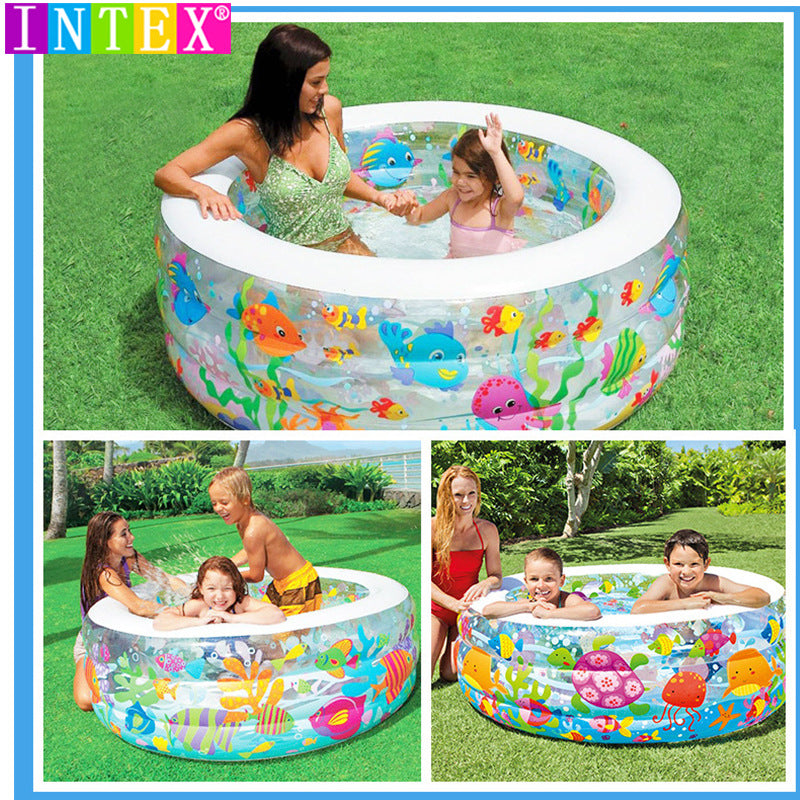 Women's Inflatable Pool with Cheerful Animal Design Bowlift