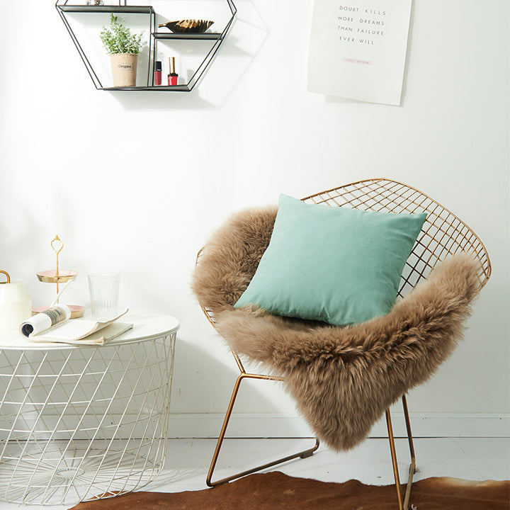 Cozy Faux Fur Decorative Throw Pillow