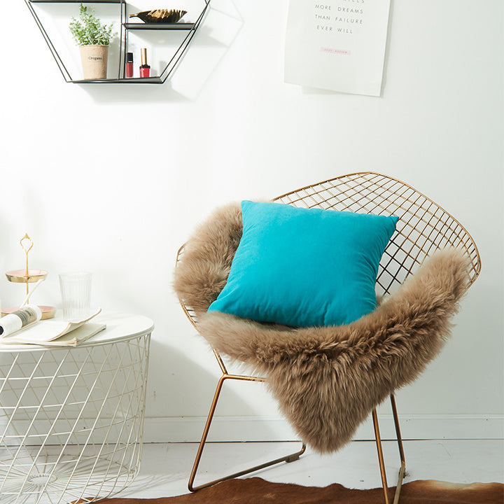 Cozy Faux Fur Decorative Throw Pillow