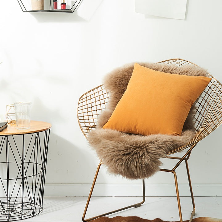Cozy Faux Fur Decorative Throw Pillow