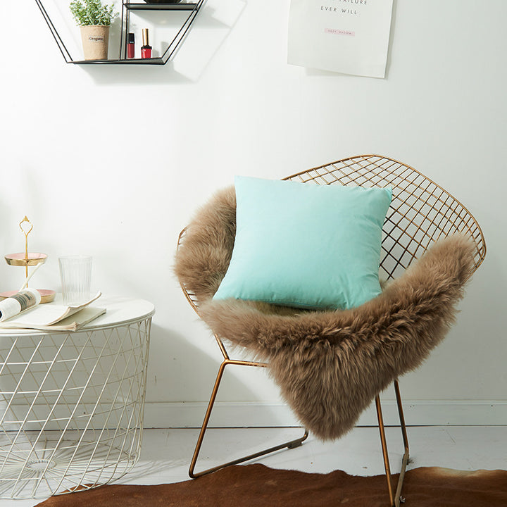 Cozy Faux Fur Decorative Throw Pillow