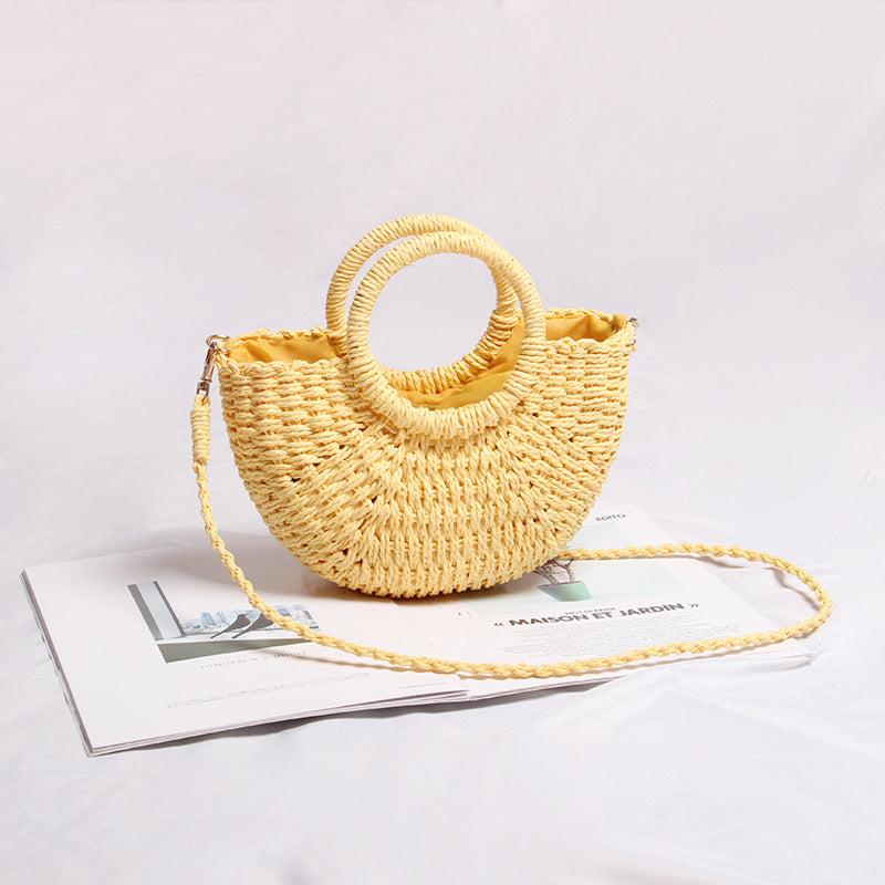Handmade Tote Bag Made of Woven Material Bowlift