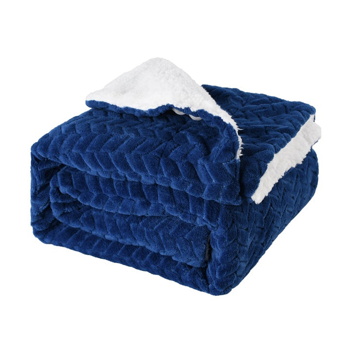 Women's cozy and warm fleece blanket with high collar Bowlift