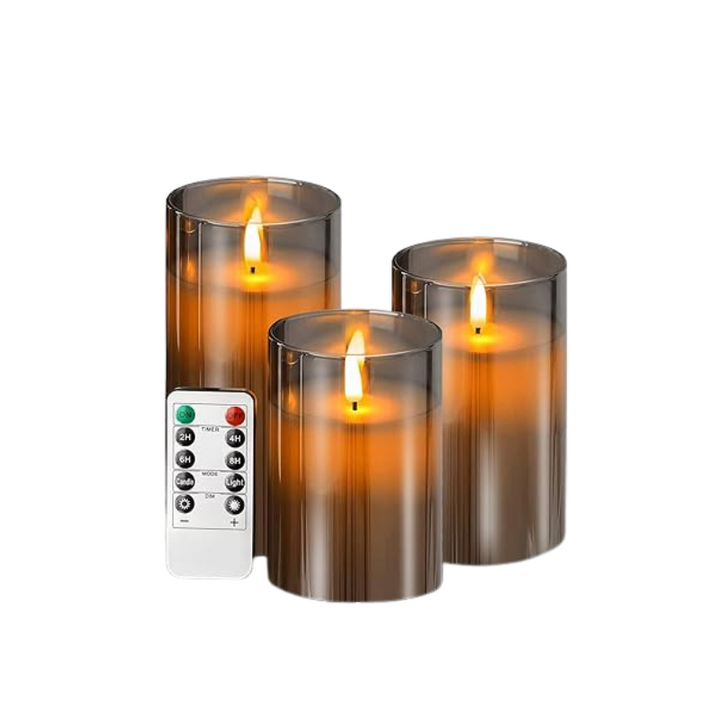 BowLift | LuxeLumen LED Candle Set | Elegant LED candles with remote control for atmospheric ambiance