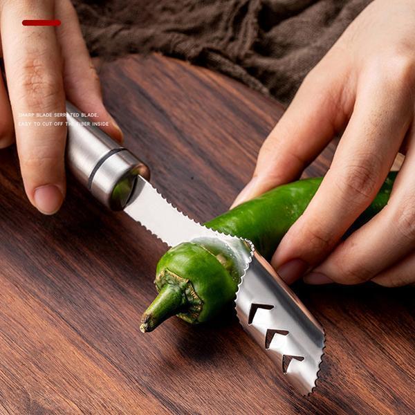 Stainless Steel Chili Corer Peppers Seed Remover | Bowlift