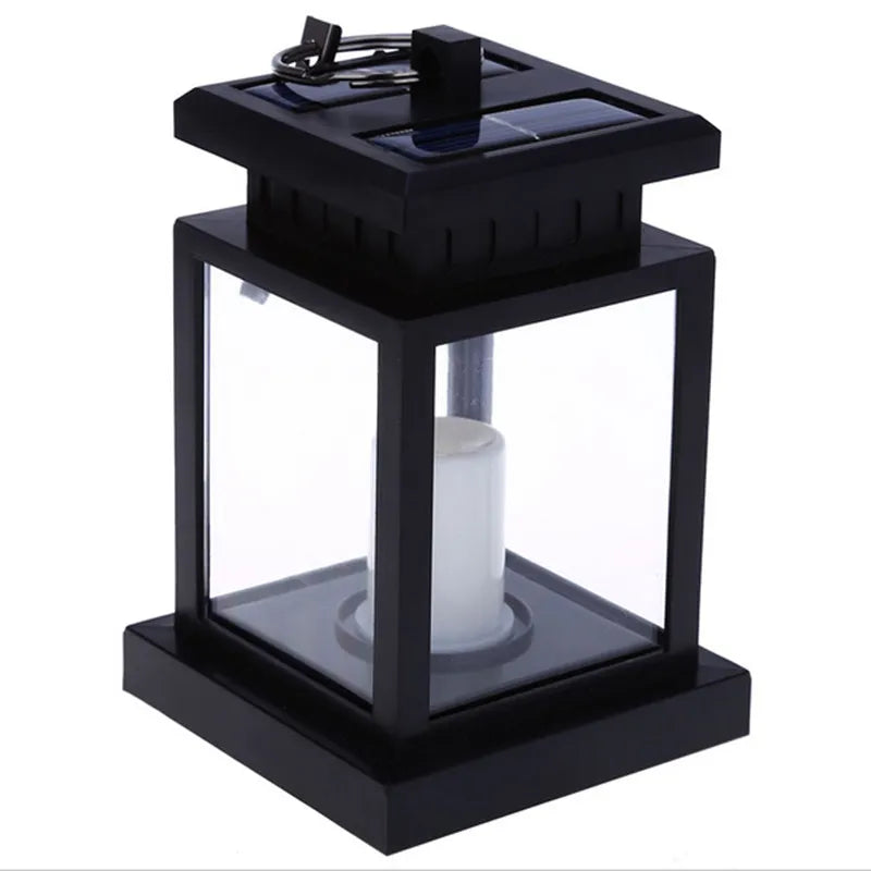 BowLift | Solar Lantern with LED Candle – Hanging Lamp for Garden & Terrace, Decorative Light for Outdoor