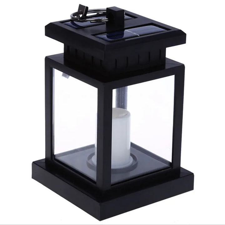 BowLift | Solar Lantern with LED Candle – Hanging Lamp for Garden & Terrace, Decorative Light for Outdoor