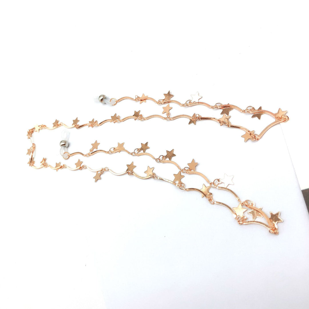 Star-Embellished Eyewear Chain Bowlift