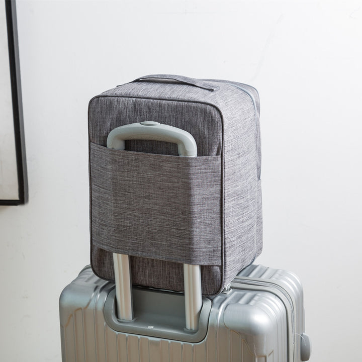 Dual Compartment Travel Shoe Organizer Bowlift