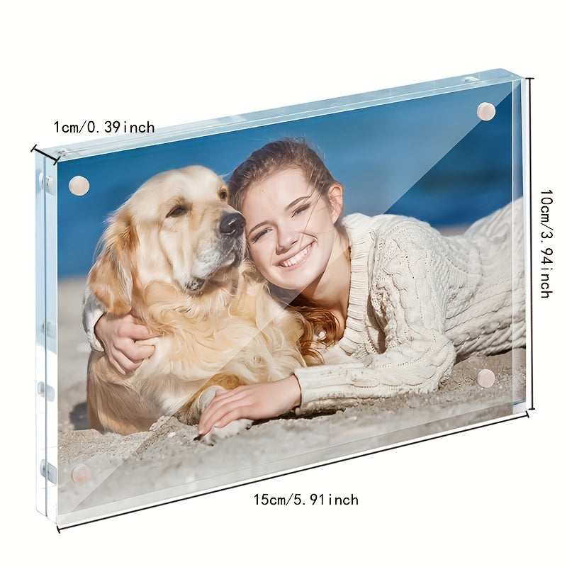 ElegantFrame - Horizontal Acrylic Photo Frame for Modern Interiors Bowlift