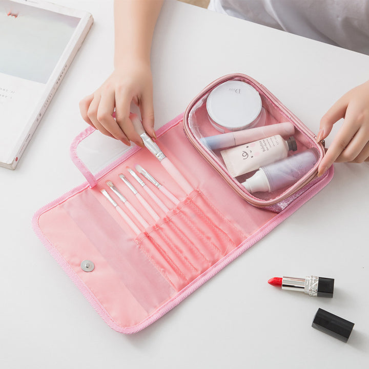 Glittery Travel Makeup Organizer Bowlift