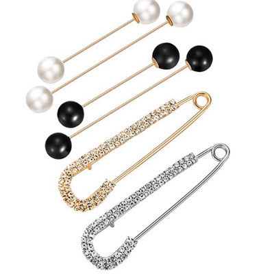 Decorative Safety Pin Brooch Set Bowlift