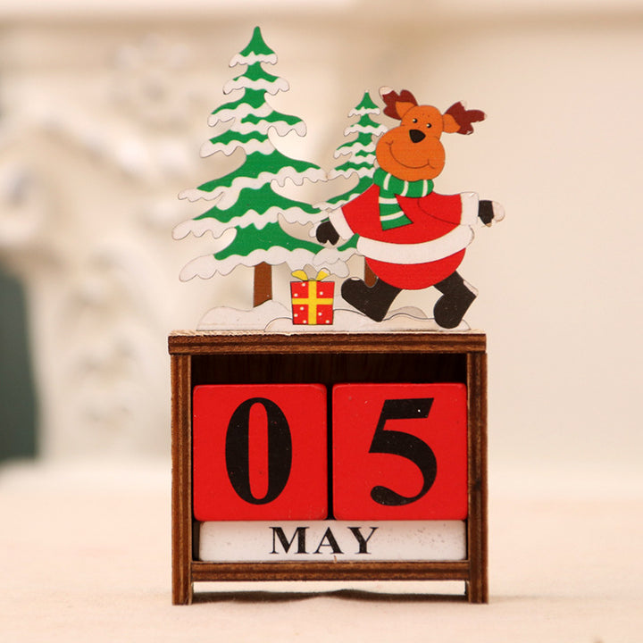 Decorative Wooden Calendar Block Bowlift