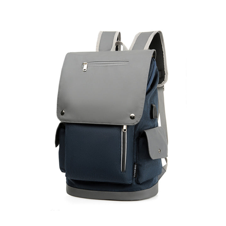 Unisex Anti-Theft Urban Laptop Backpack with Water-Resistant Flap and Multiple Organizer Pockets Bowlift
