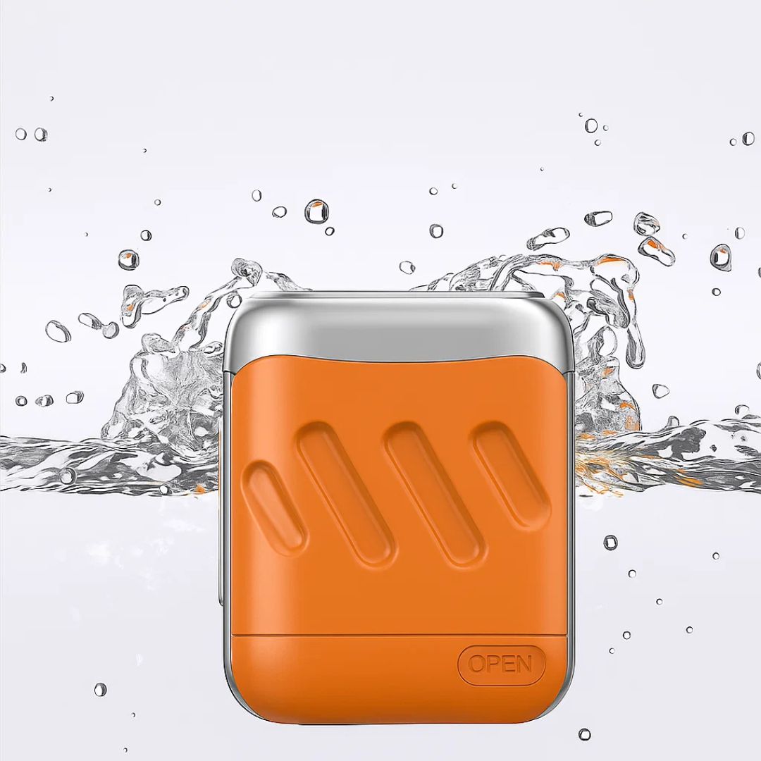 SmoothEdge | Rotary Electric Shaver – Dual-Ring Blades – Water-Resistant – Men's Grooming Bowlift