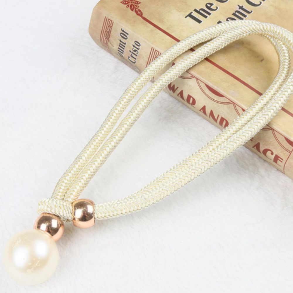BowLift | Lustrous Pearl Curtain Tie Back | 2 Pcs Set