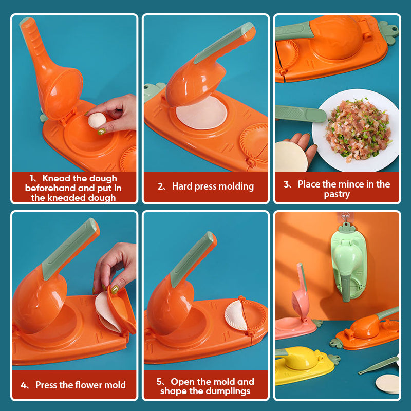 New Dumpling Maker Press 2 in 1 Bowlift