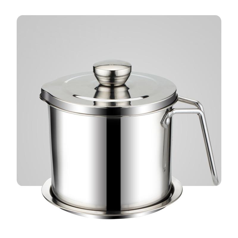 Stainless Steel Oil Strainer Storage Can | Bowlift