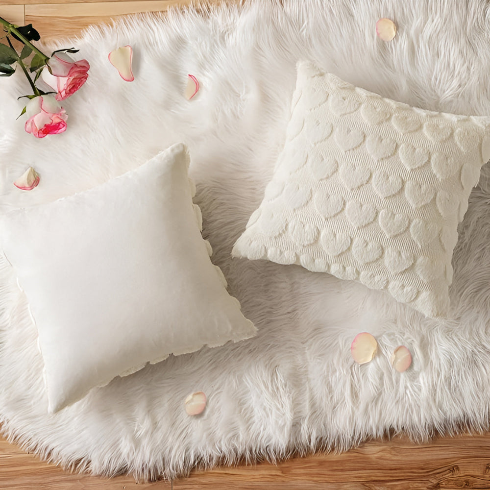 BowLift | Plush Heart Cushion Cover