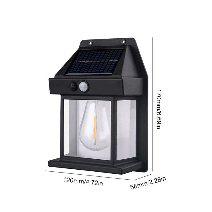 BowLift | Outdoor Solar Tungsten Wall Light