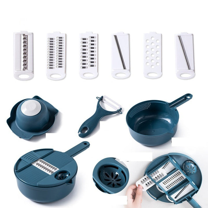 BowLift | 12-in-1 Multifunctional Chopper Set - ChefEase