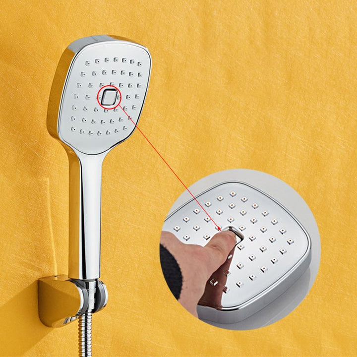 BowLift | Square Handheld Shower Head Modern Wall Mounted Handheld Shower Head