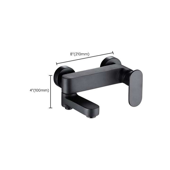 BowLift | Modern Wall-Mounted Bathtub Faucet Trim Metal Single-Lever Bathtub Faucet Trim