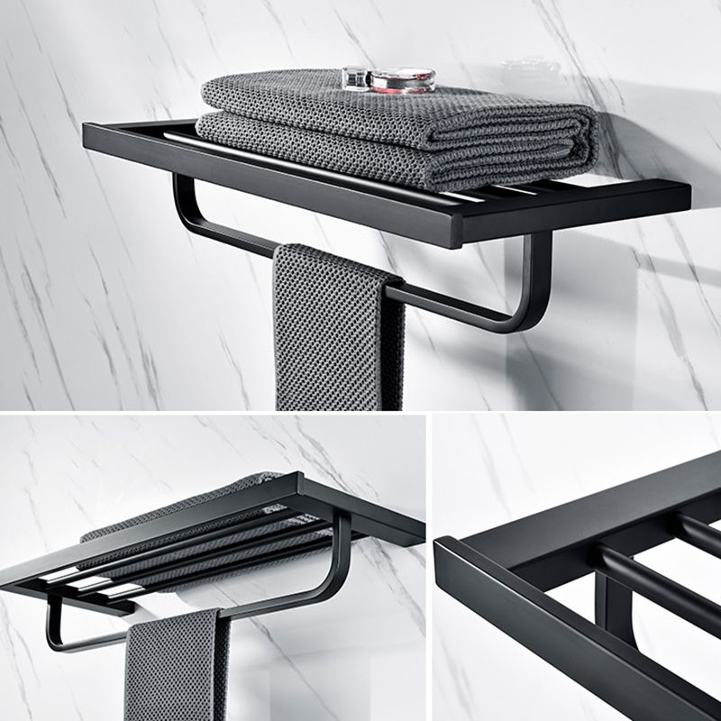 BowLift | 5-piece Modernism Bath Accessory Set in Matte Black Stainless Steel