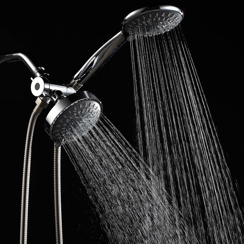BowLift | Traditional Dual Shower Heads Home Metal Round Shape Dual Shower