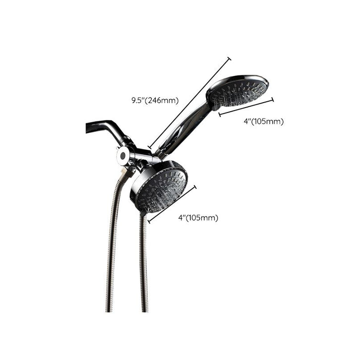 BowLift | Traditional Dual Shower Heads Home Metal Round Shape Dual Shower