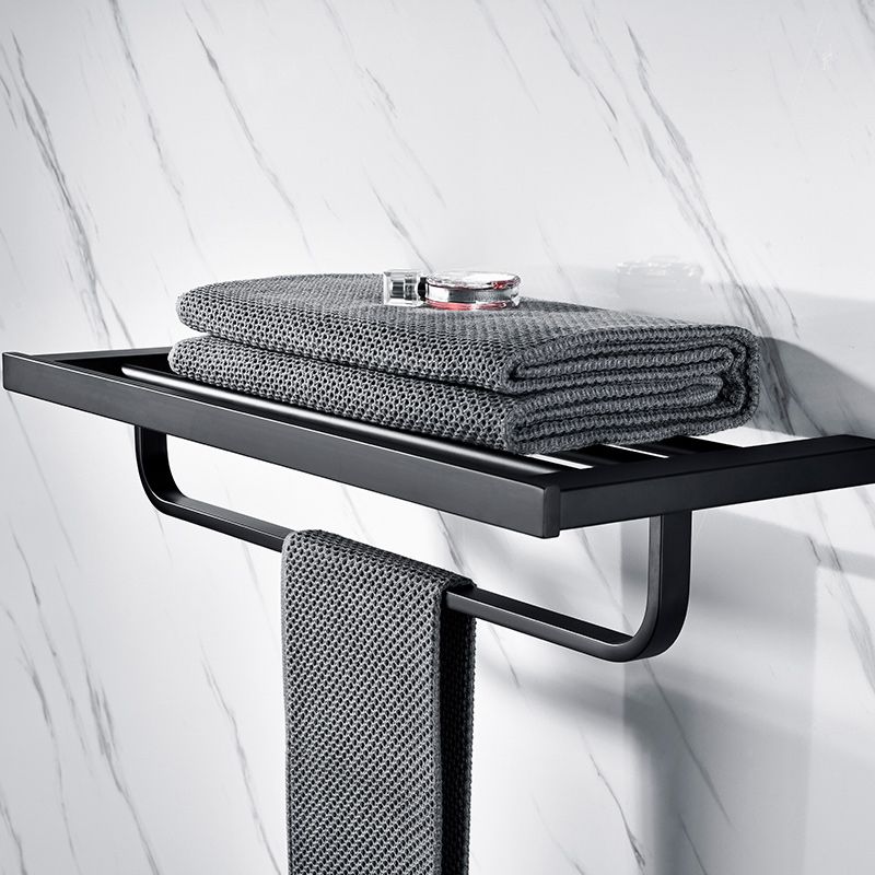 BowLift | 5-piece Modernism Bathroom Accessory Set in Matte Black Stainless Steel