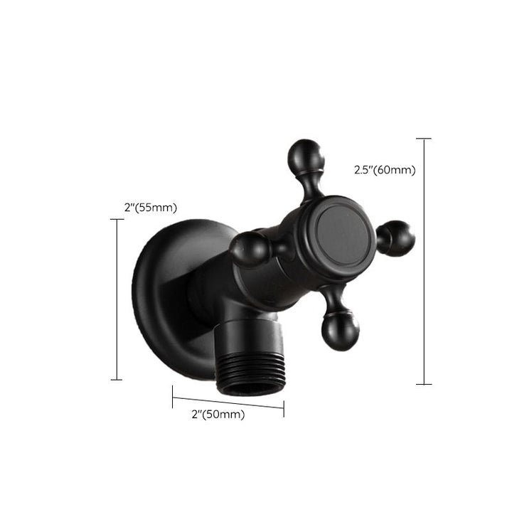 BowLift | Wide Bathroom Sink Faucet Wall-Mounted Cross Handle Faucet
