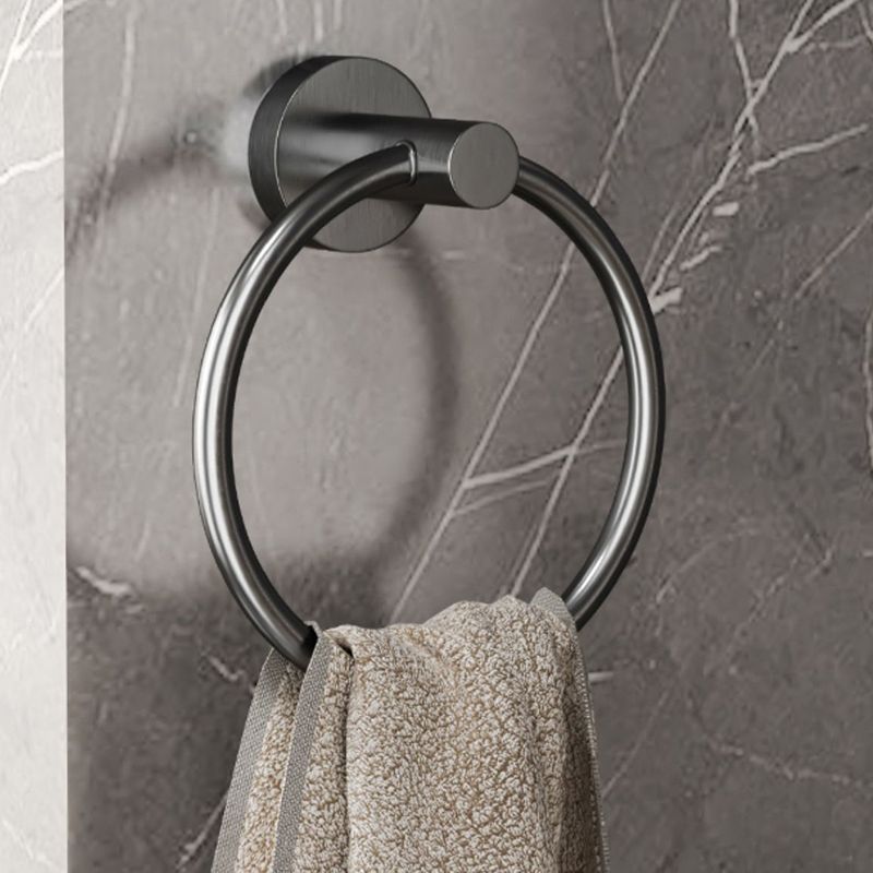 BowLift | Modern gray bathroom accessory set bathroom shelf bath hardware set