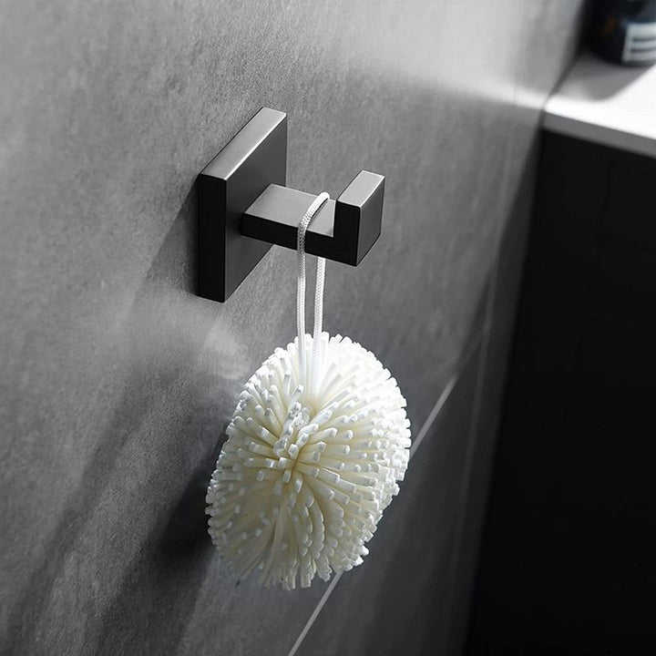 BowLift | 7-piece bathroom accessory set made of stainless steel with paper holder/robe hook/towel ring bar