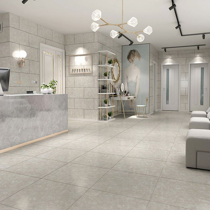 BowLift | Waterproof Plastic Floor Tile Look Square Edge Floor Tile