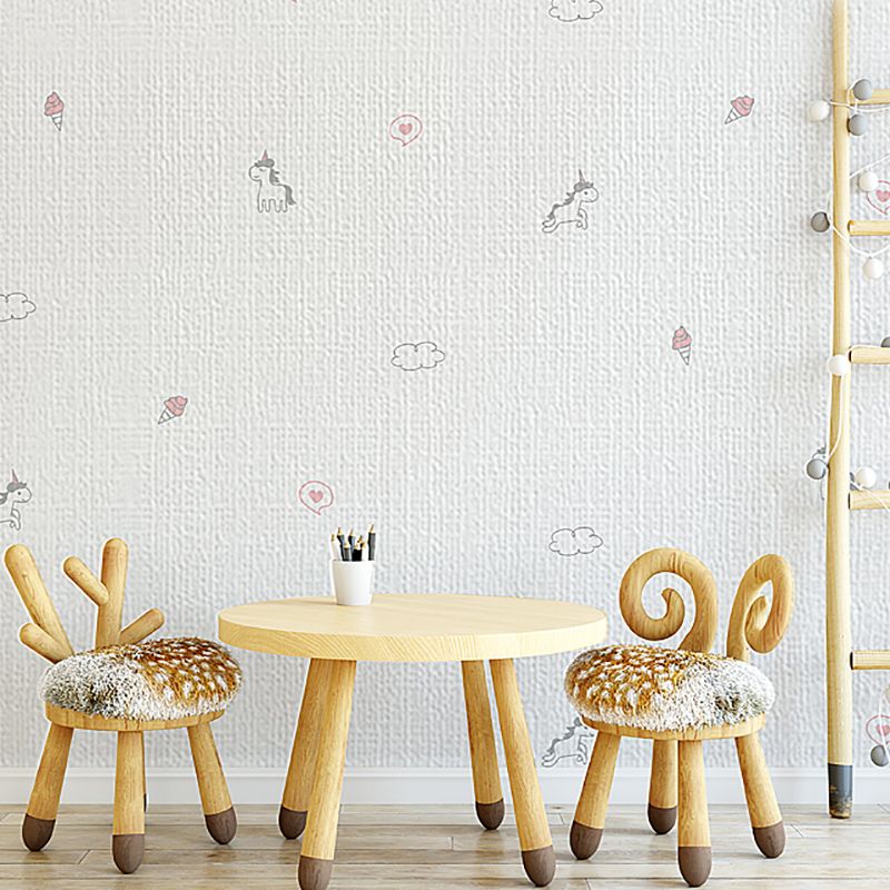 BowLift | PVC Wall Panel for Stripping and Installing Cartoon Print Matte Texture Wall Covering for the Living Room
