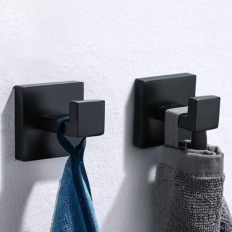 BowLift | 7-piece bathroom accessory set made of stainless steel with paper holder/robe hook/towel ring bar